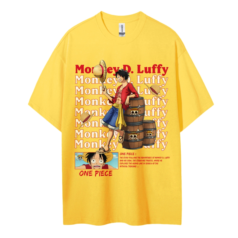 Luffy Oversized T-Shirt |One Piece-Teegamechanger