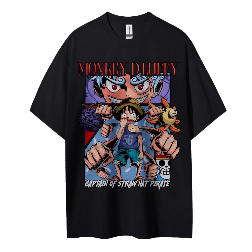 Luffy Oversized T-Shirt |One Piece-Teegamechanger