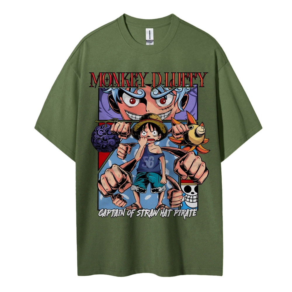 Luffy Oversized T-Shirt |One Piece-Teegamechanger