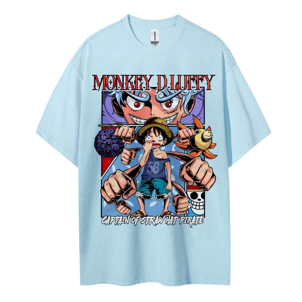Luffy Oversized T-Shirt |One Piece-Teegamechanger