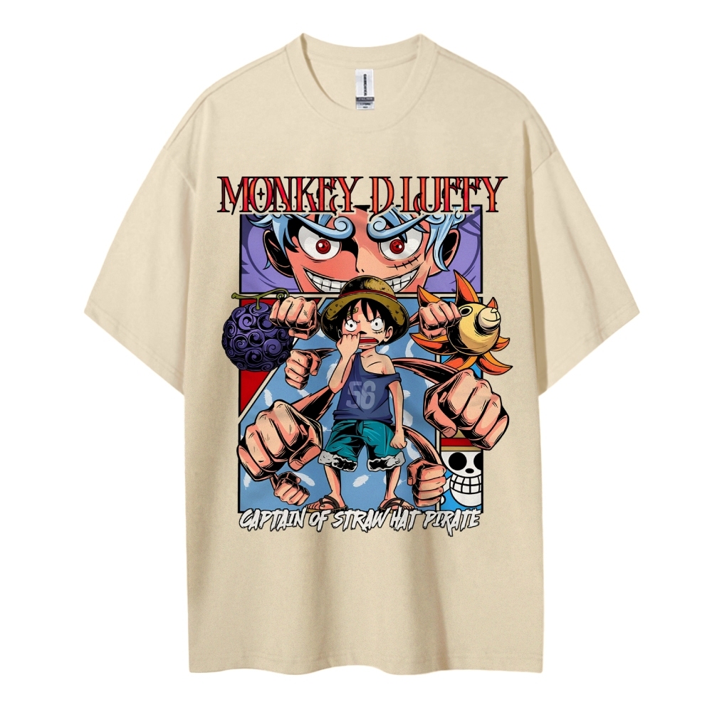 Luffy Oversized T-Shirt |One Piece-Teegamechanger