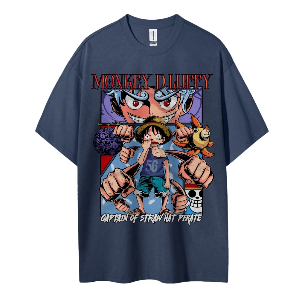 Luffy Oversized T-Shirt |One Piece-Teegamechanger
