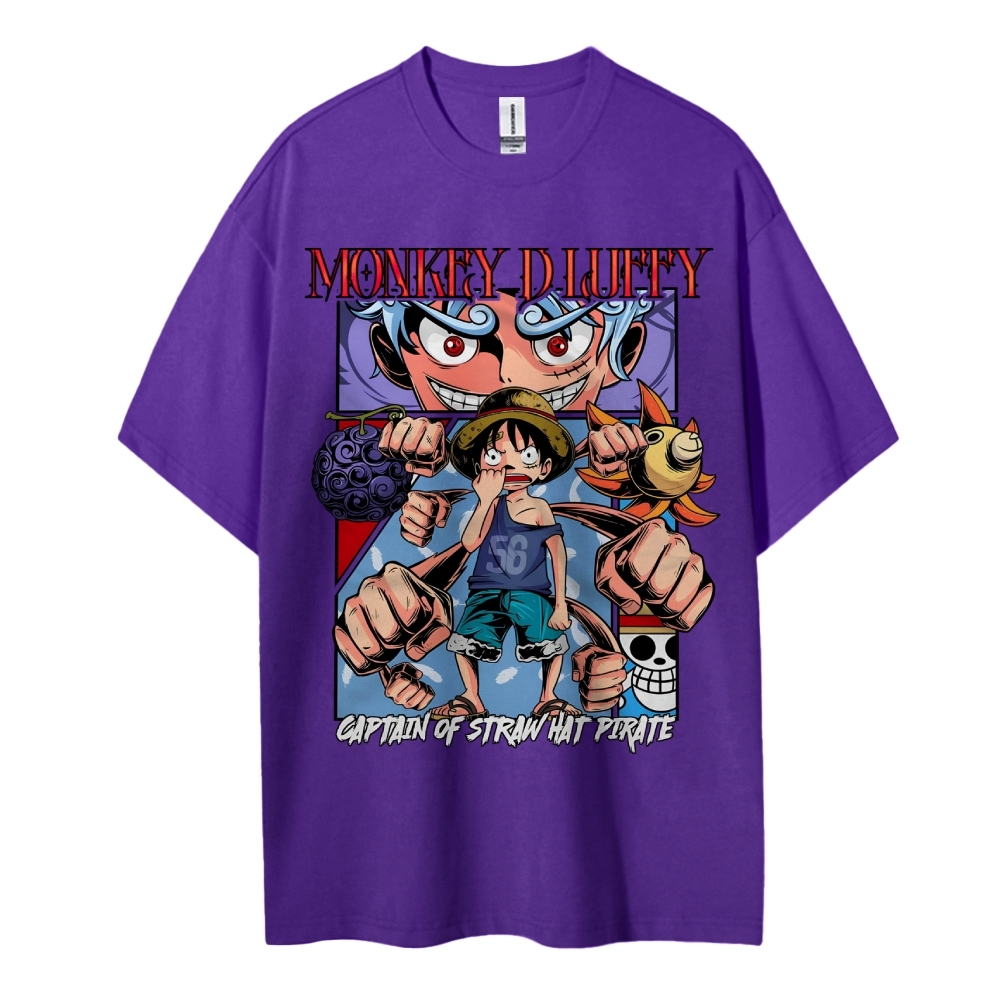Luffy Oversized T-Shirt |One Piece-Teegamechanger