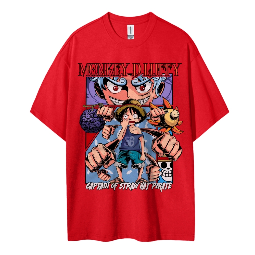 Luffy Oversized T-Shirt |One Piece-Teegamechanger