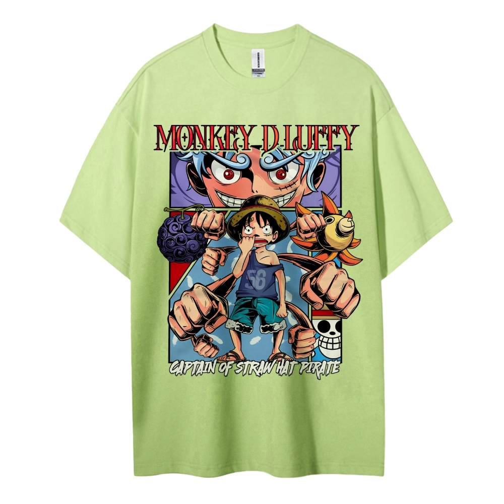 Luffy Oversized T-Shirt |One Piece-Teegamechanger