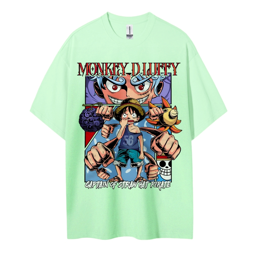 Luffy Oversized T-Shirt |One Piece-Teegamechanger