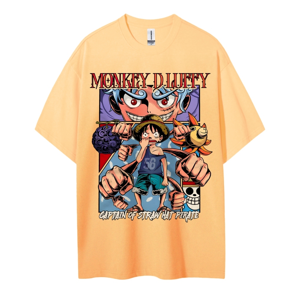 Luffy Oversized T-Shirt |One Piece-Teegamechanger