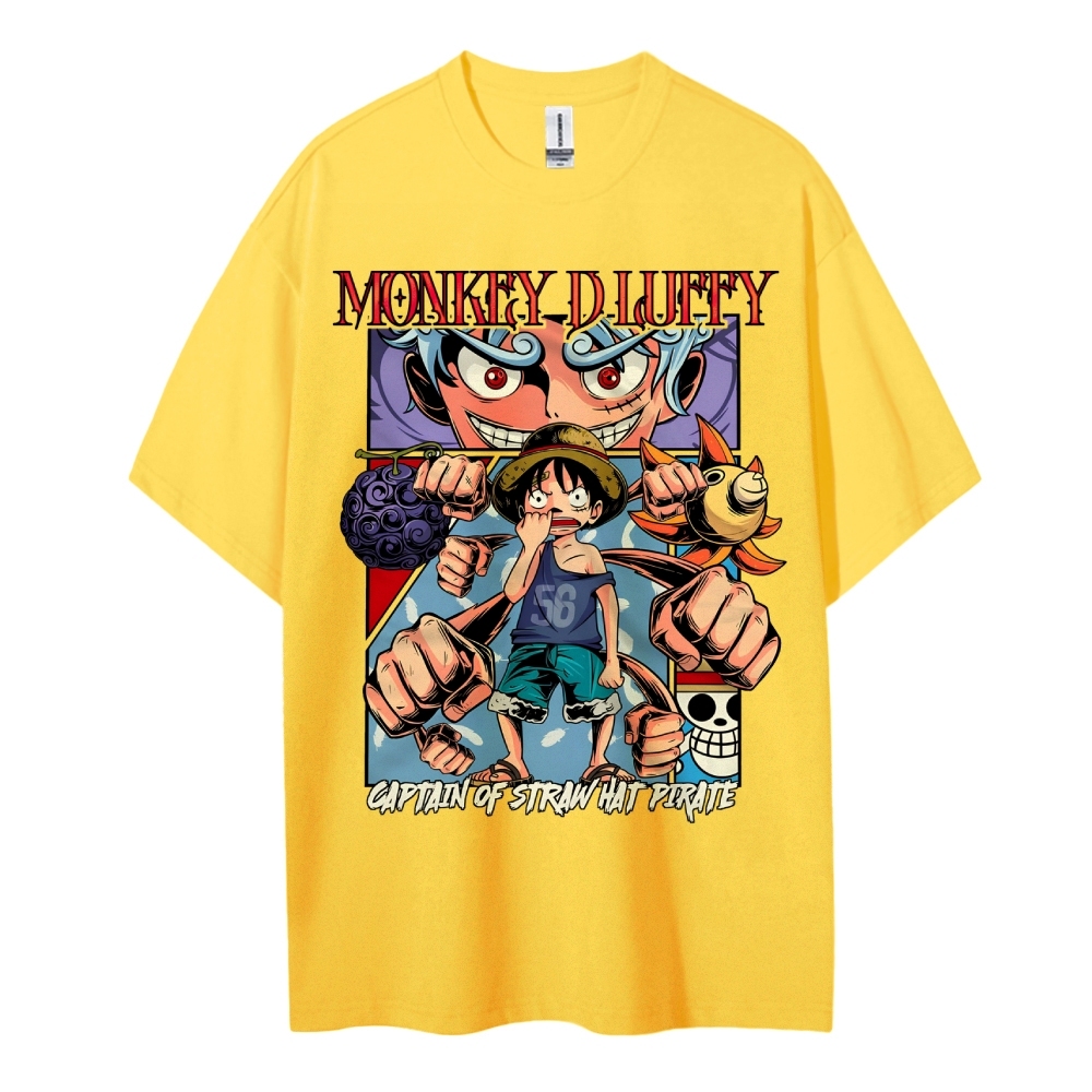 Luffy Oversized T-Shirt |One Piece-Teegamechanger