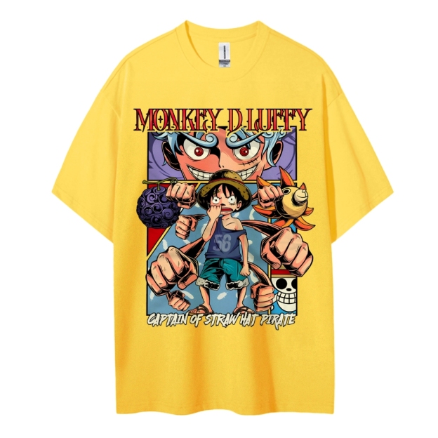 Luffy Oversized T-Shirt |One Piece-Teegamechanger