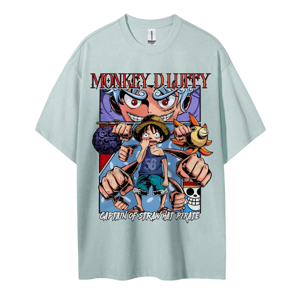 Luffy Oversized T-Shirt |One Piece-Teegamechanger