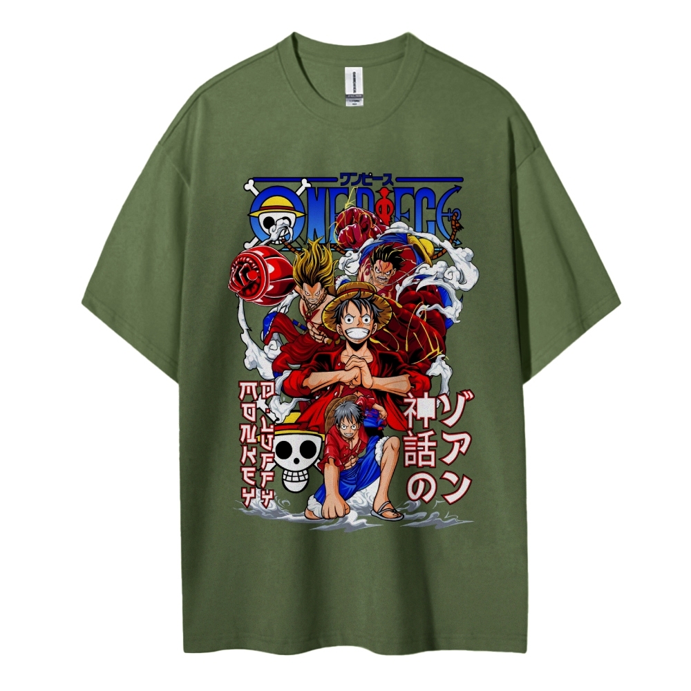 Luffy Oversized T-Shirt |One Piece-Teegamechanger