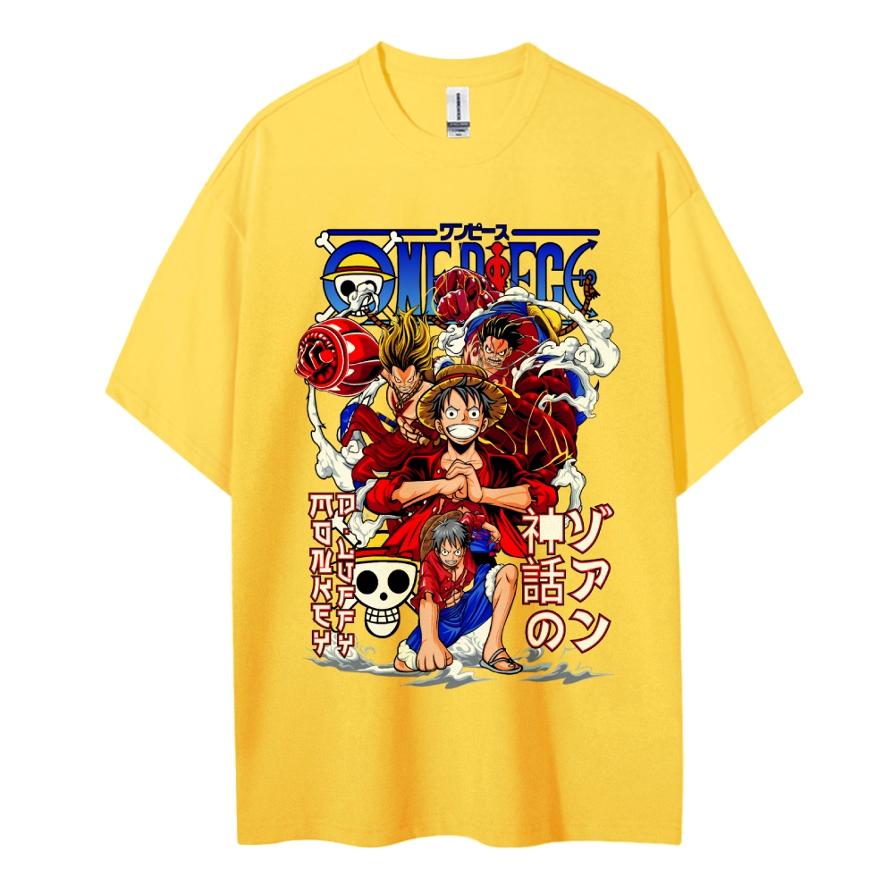 Luffy Oversized T-Shirt |One Piece-Teegamechanger