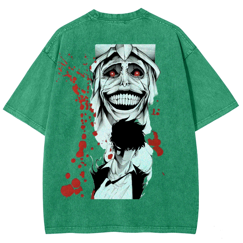 Solo Leveling Unisex Fit Washed T-Shirt