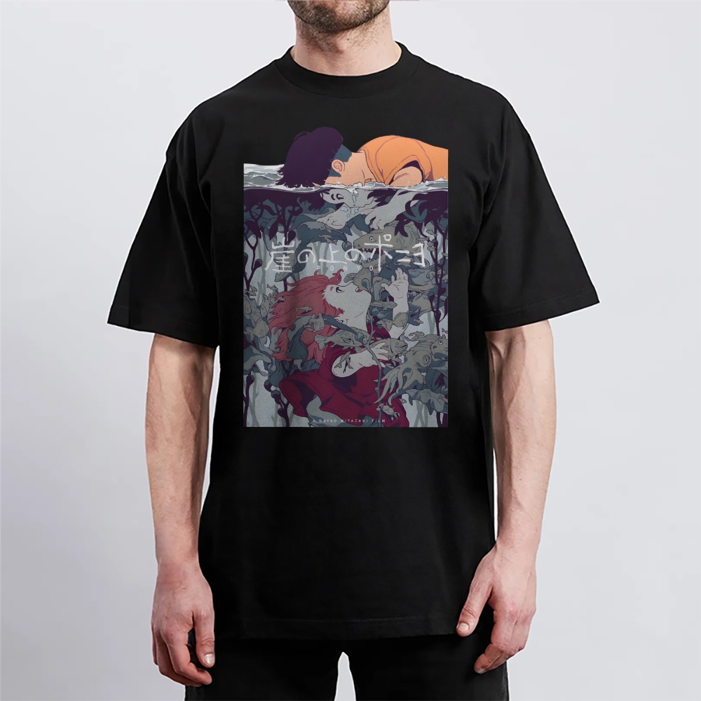 Vintage Tee丨Ponyo on the Cliff