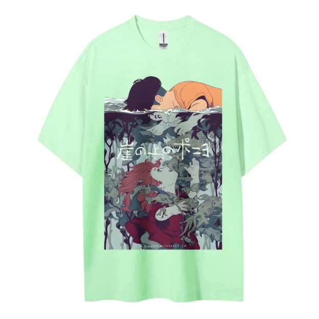 Vintage Tee丨Ponyo on the Cliff