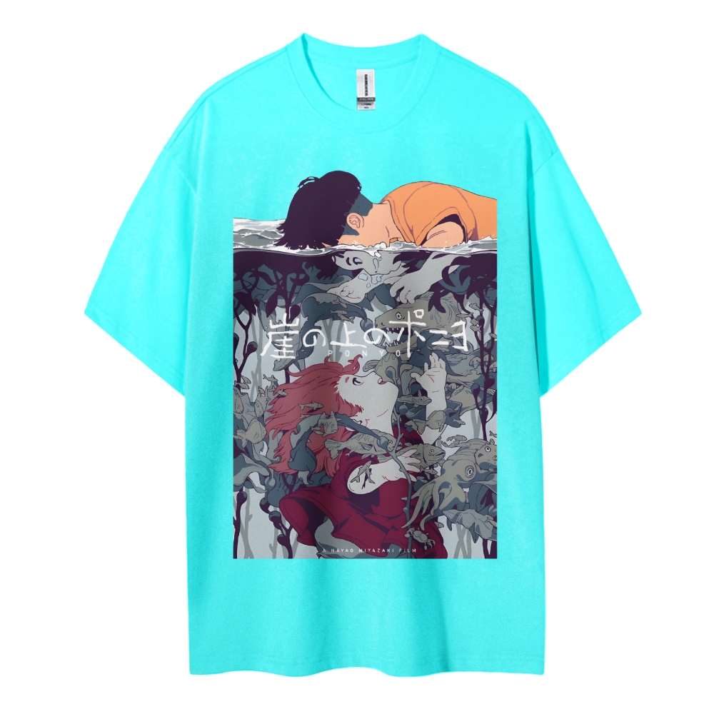 Vintage Tee丨Ponyo on the Cliff