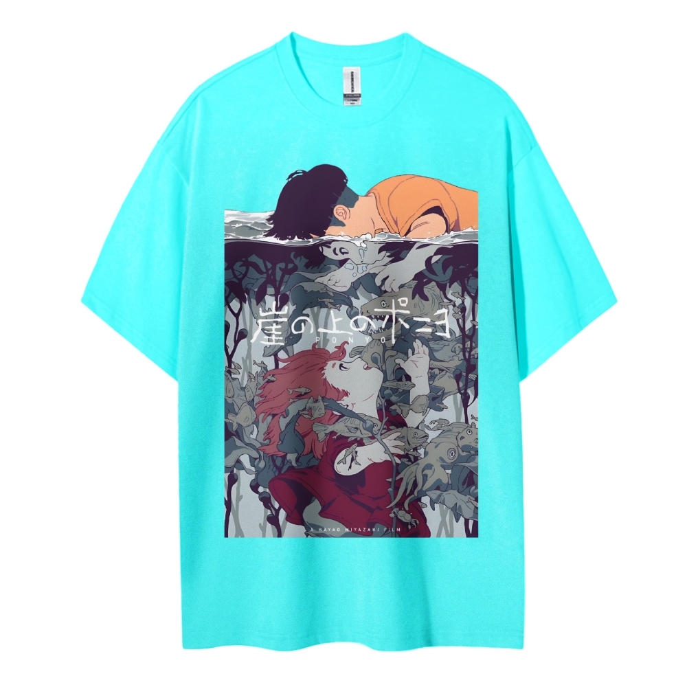 Vintage Tee丨Ponyo on the Cliff