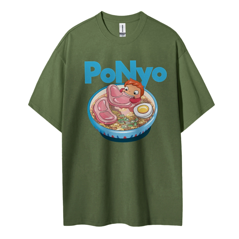 Vintage Tee丨Ponyo