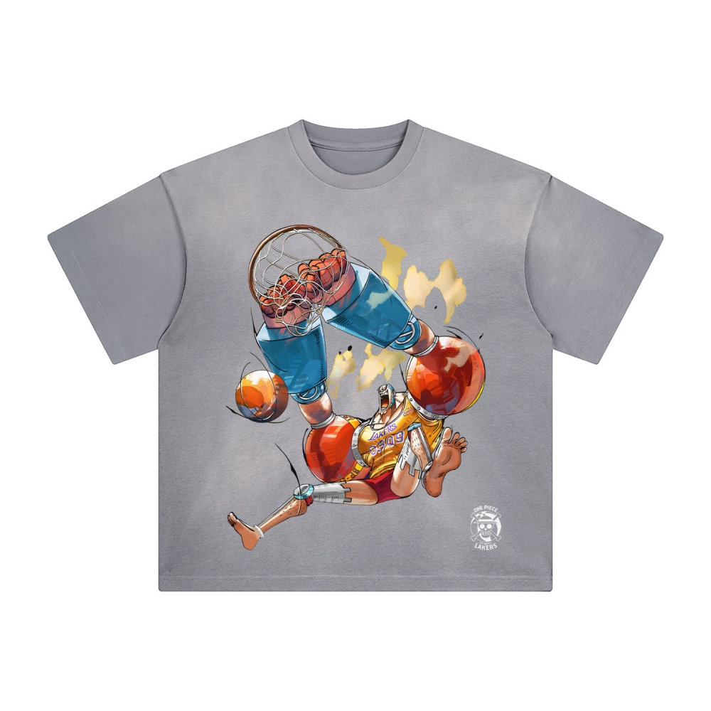 Unisex Fit Anime Washed T-Shirt