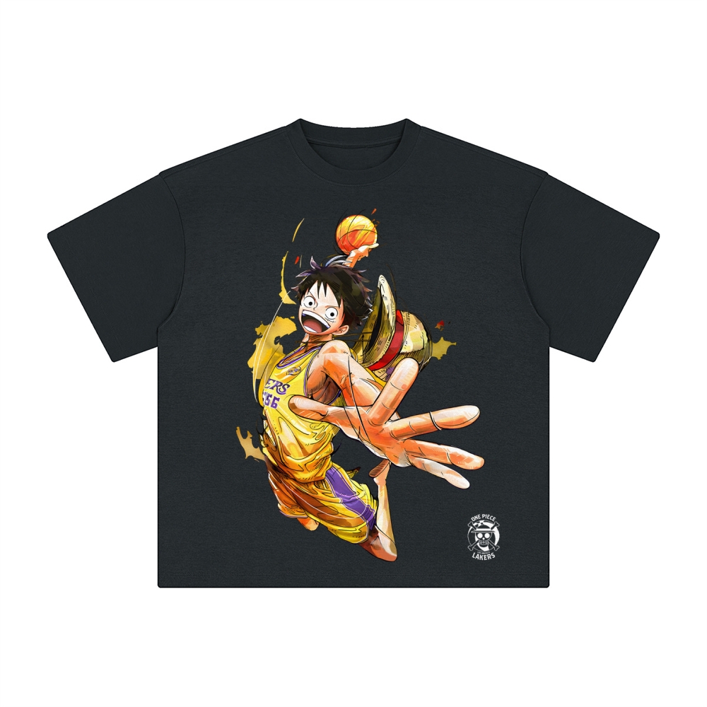 Unisex Fit Anime Washed T-Shirt