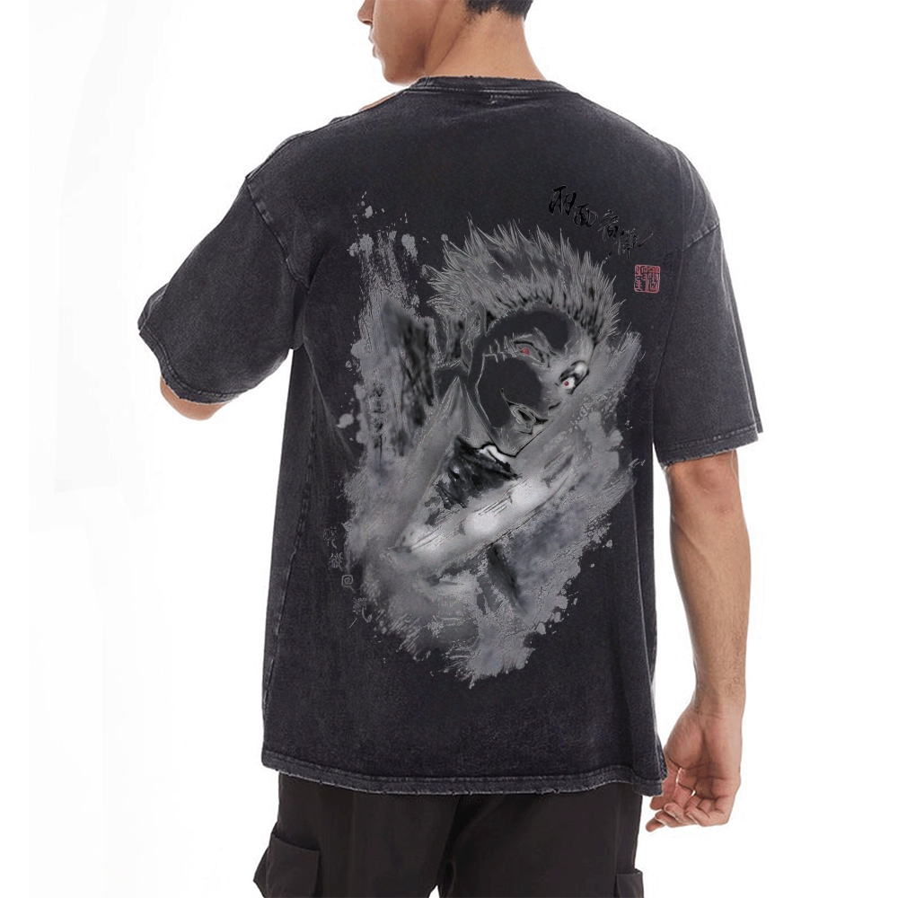 Vintage Washed Tee丨Jujutsu Kaisen