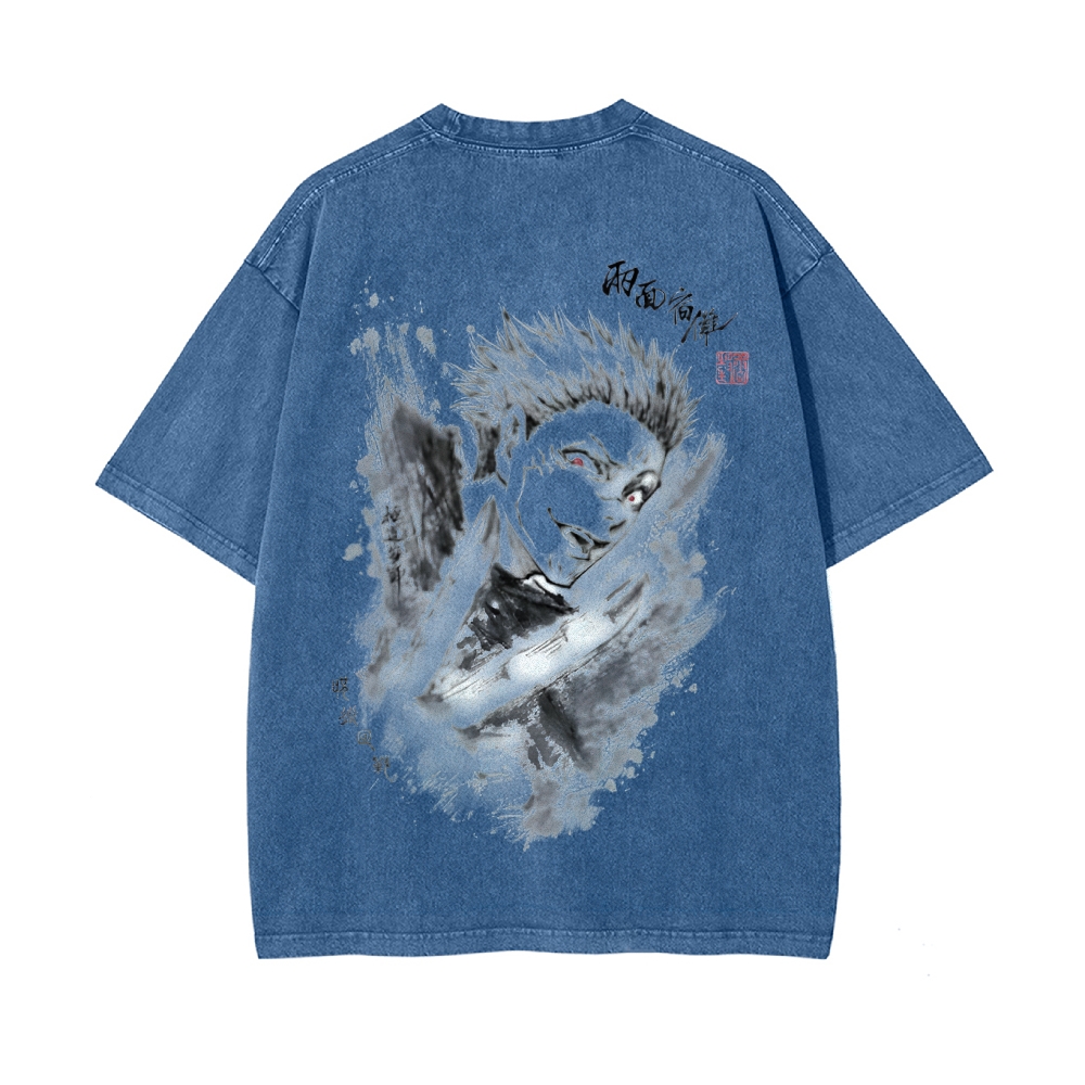 Vintage Washed Tee丨Jujutsu Kaisen