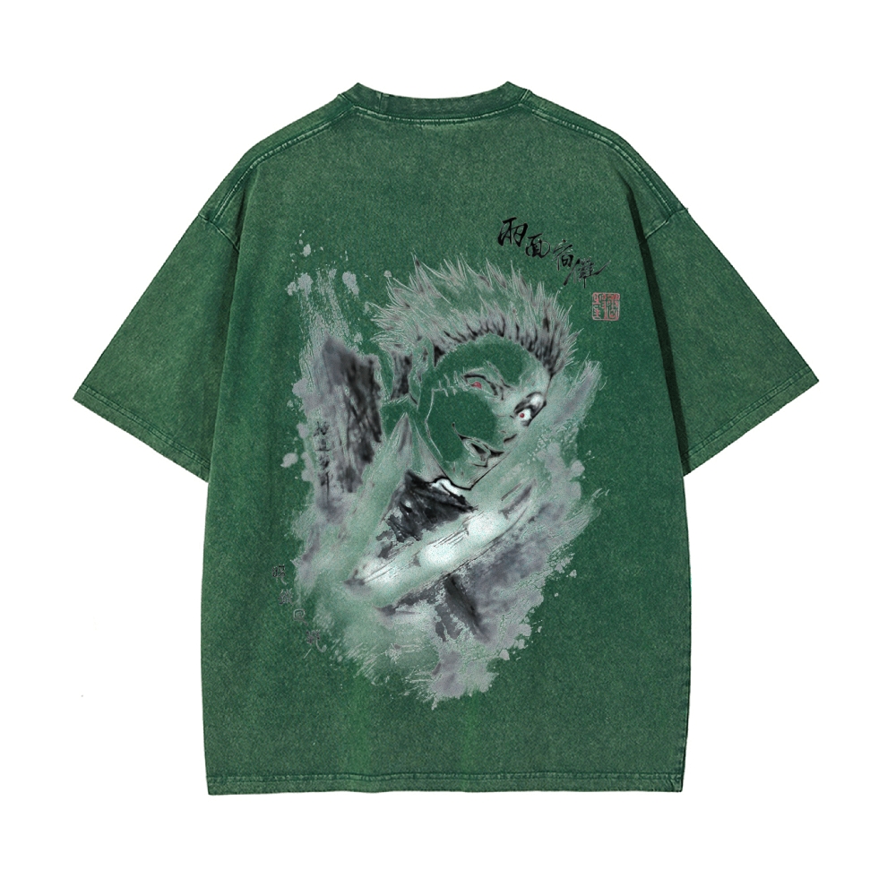 Vintage Washed Tee丨Jujutsu Kaisen