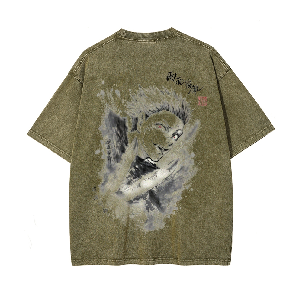Vintage Washed Tee丨Jujutsu Kaisen