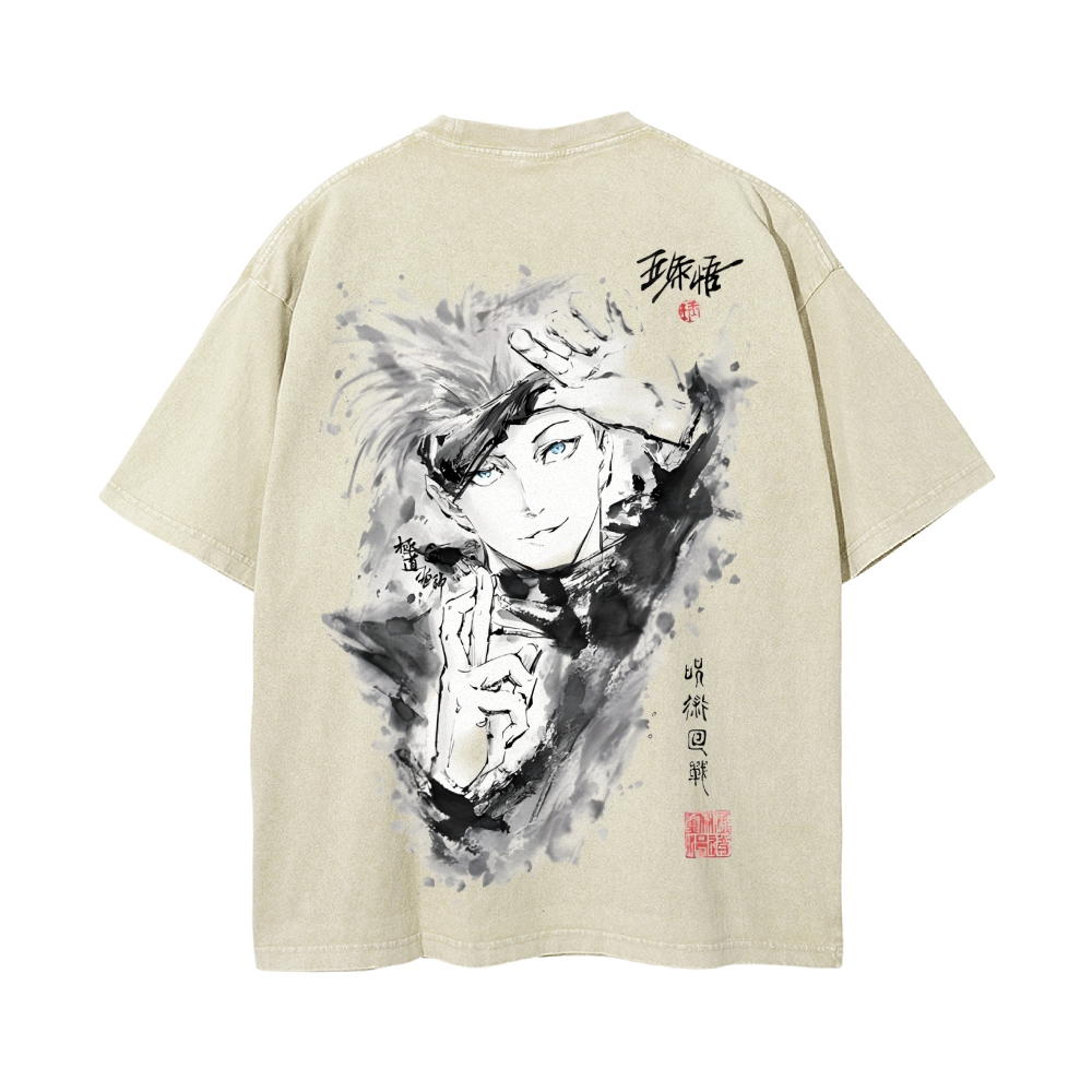 Vintage Washed Tee丨Jujutsu Kaisen