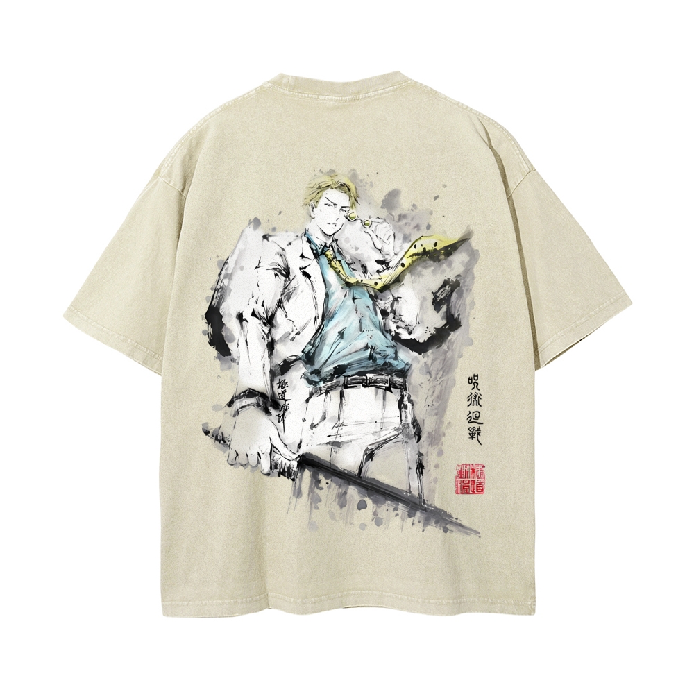 Vintage Washed Tee丨Jujutsu Kaisen