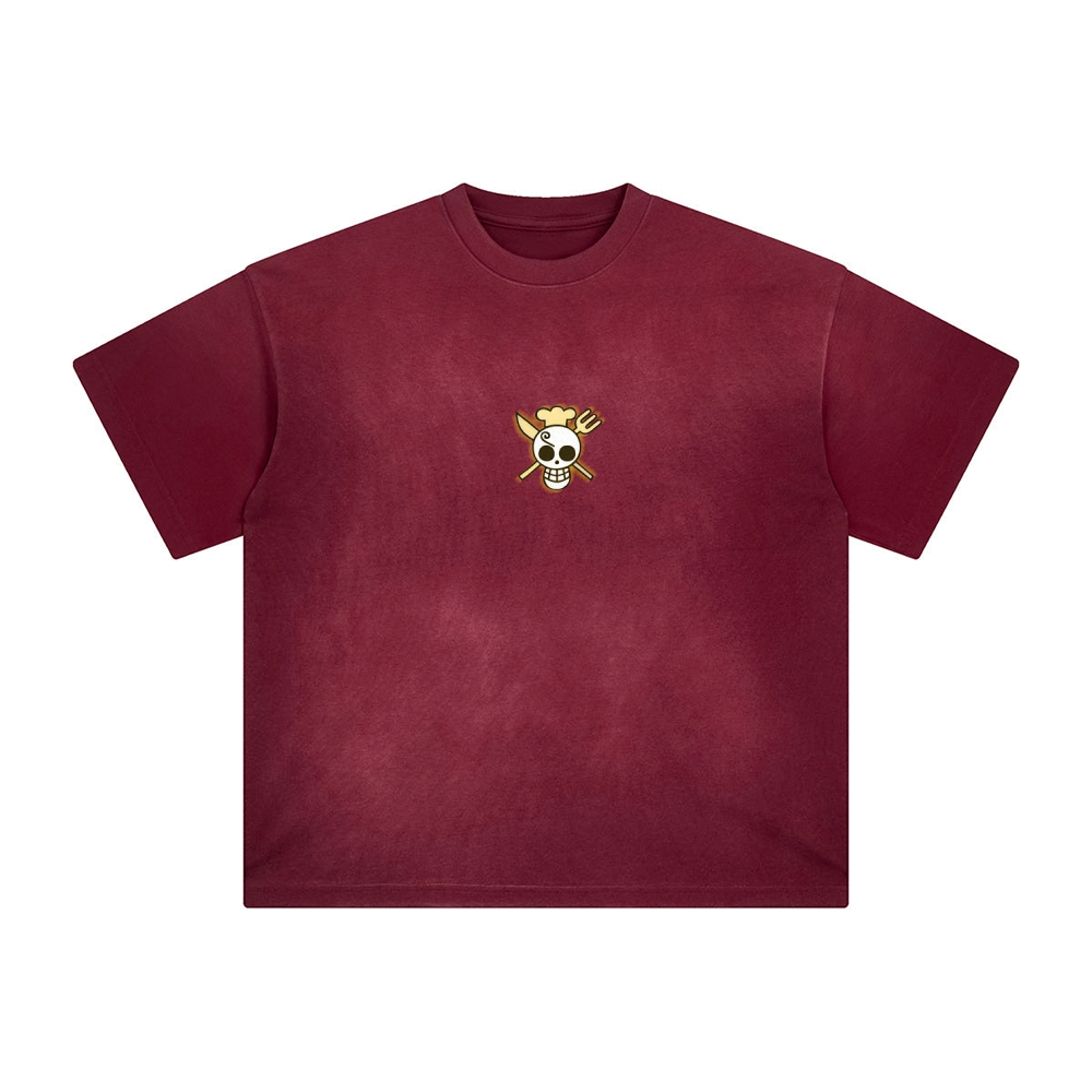 Unisex Vintage Tee丨 Lakers X One Piece Tee