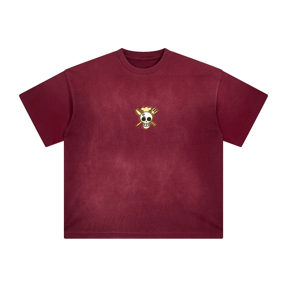 Unisex Vintage Tee丨 Lakers X One Piece Tee