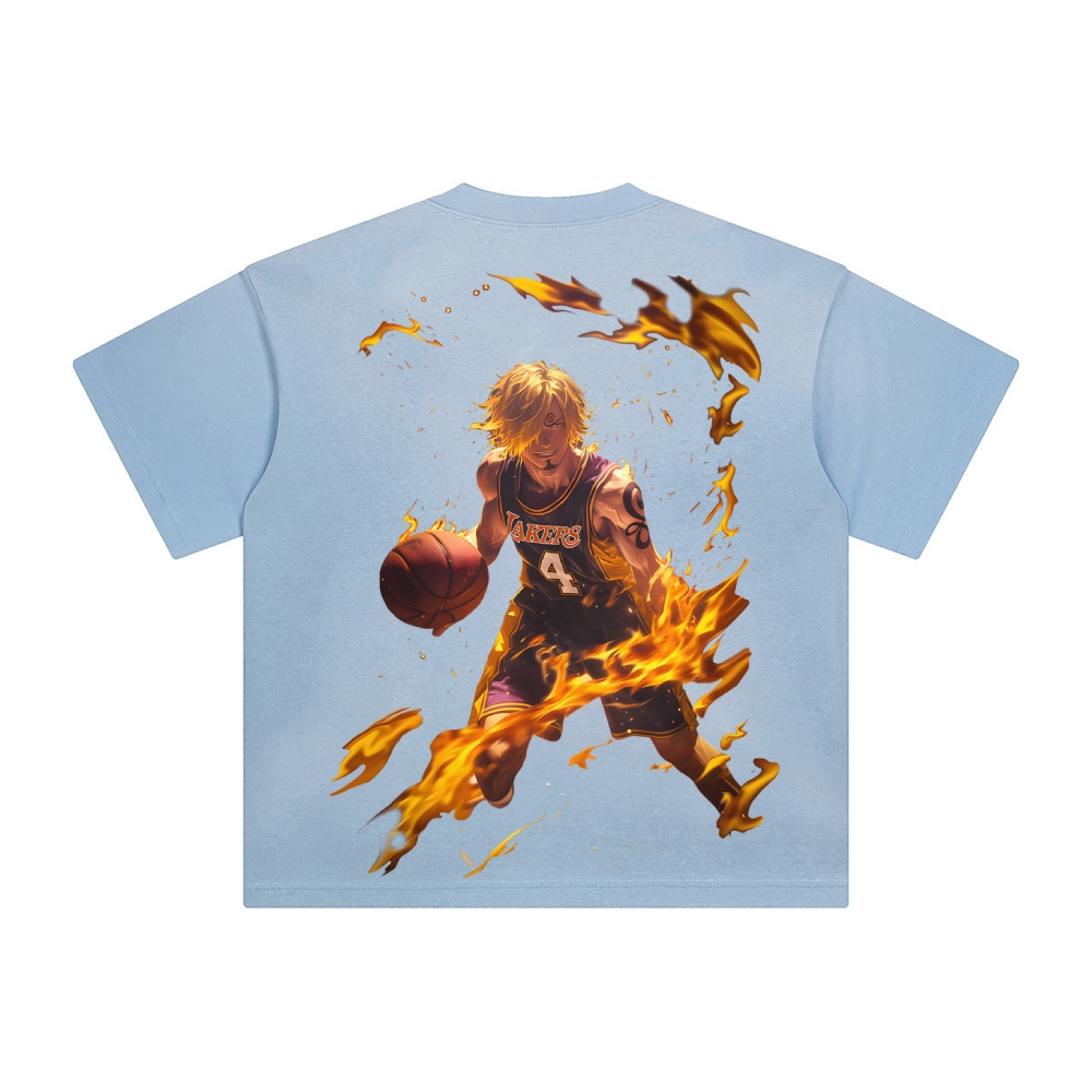Unisex Vintage Tee丨 Lakers X One Piece Tee