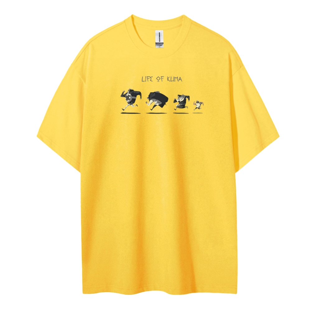Unisex Vintage Tee丨life of kuma