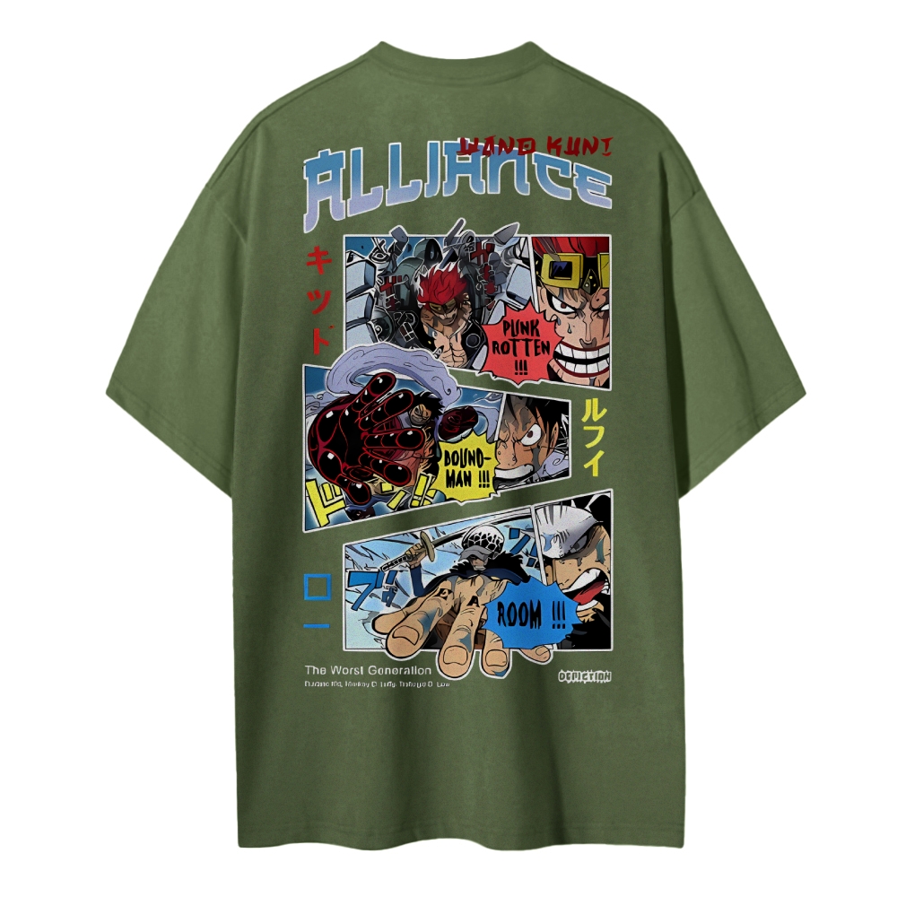Unisex Vintage Tee丨One Piece