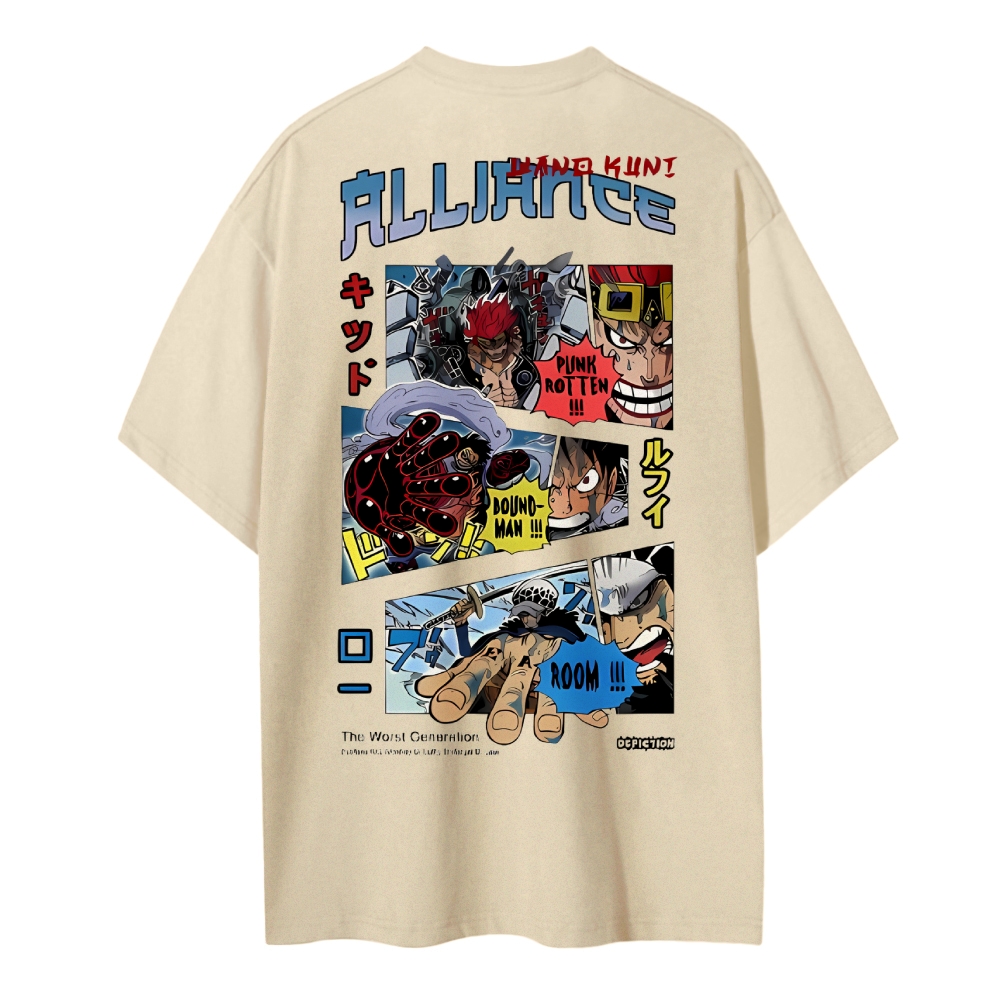 Unisex Vintage Tee丨One Piece