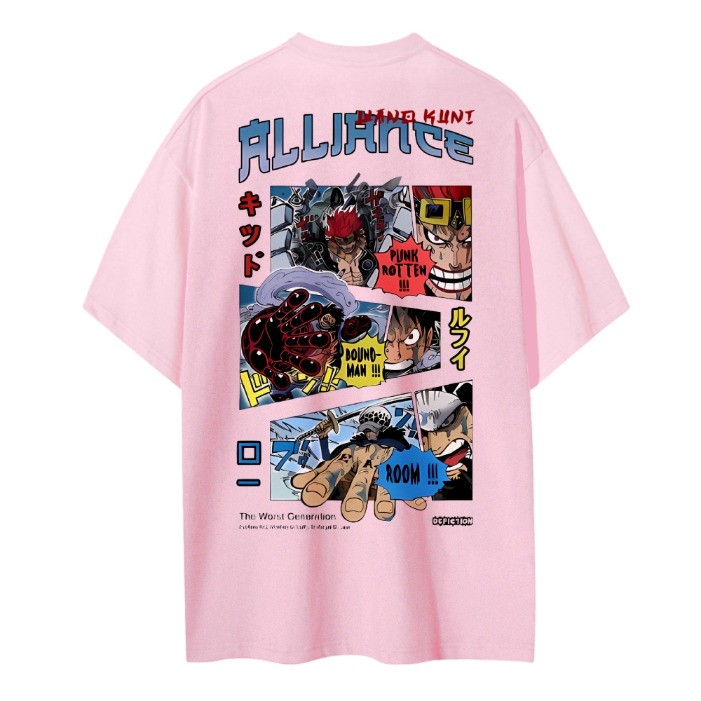 Unisex Vintage Tee丨One Piece