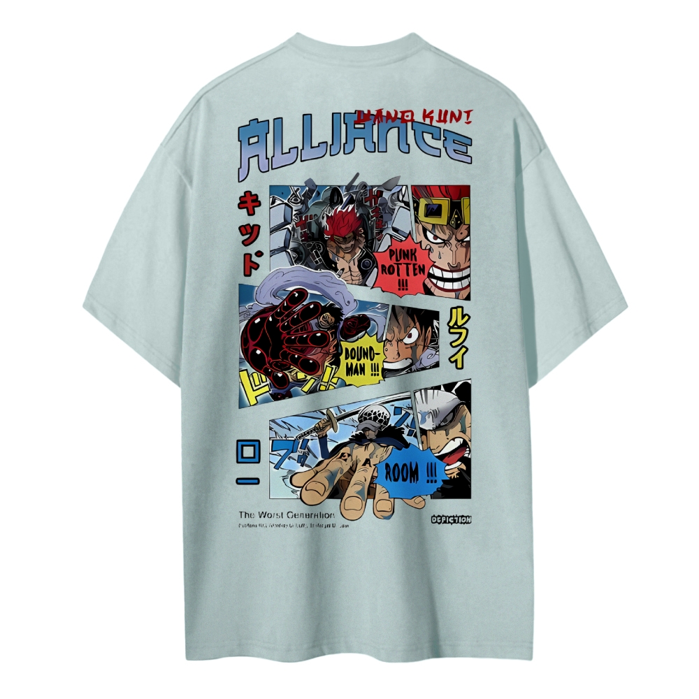 Unisex Vintage Tee丨One Piece