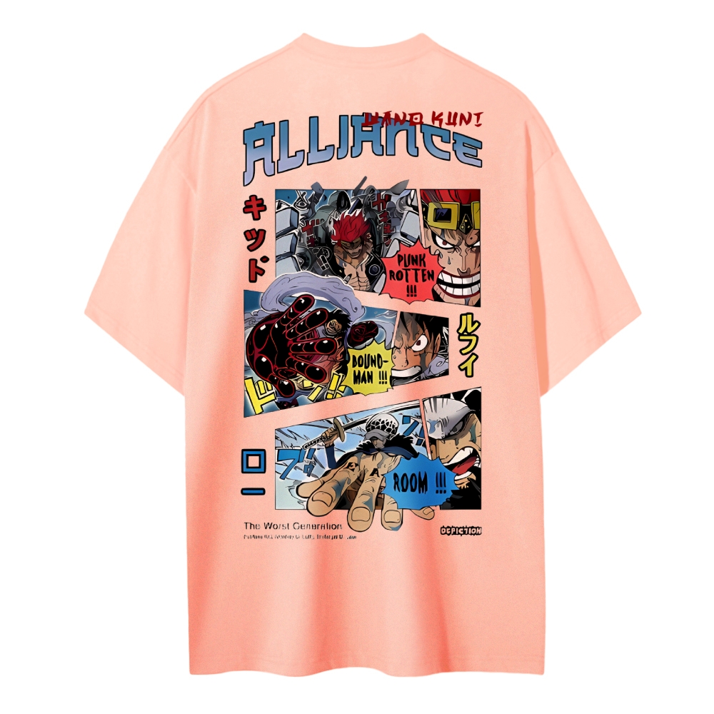 Unisex Vintage Tee丨One Piece