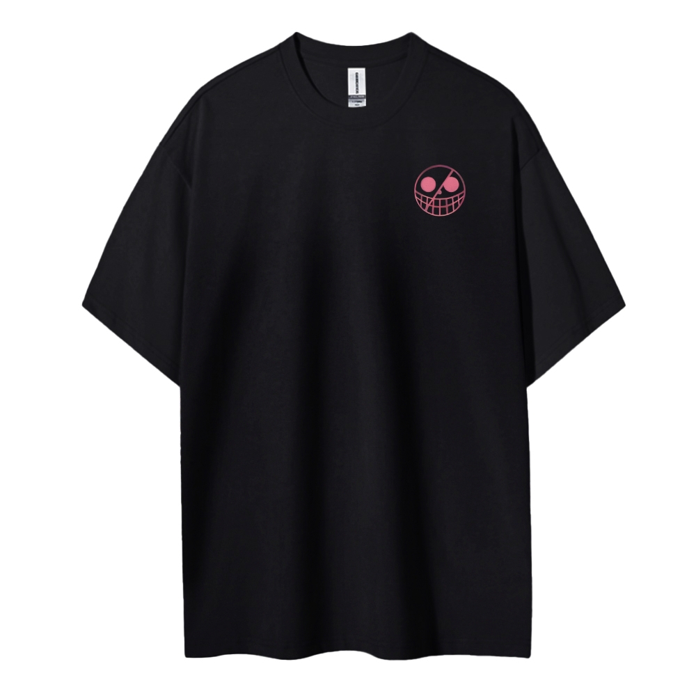 One Piece Cotton Unisex Round Neck Anime T-Shirt