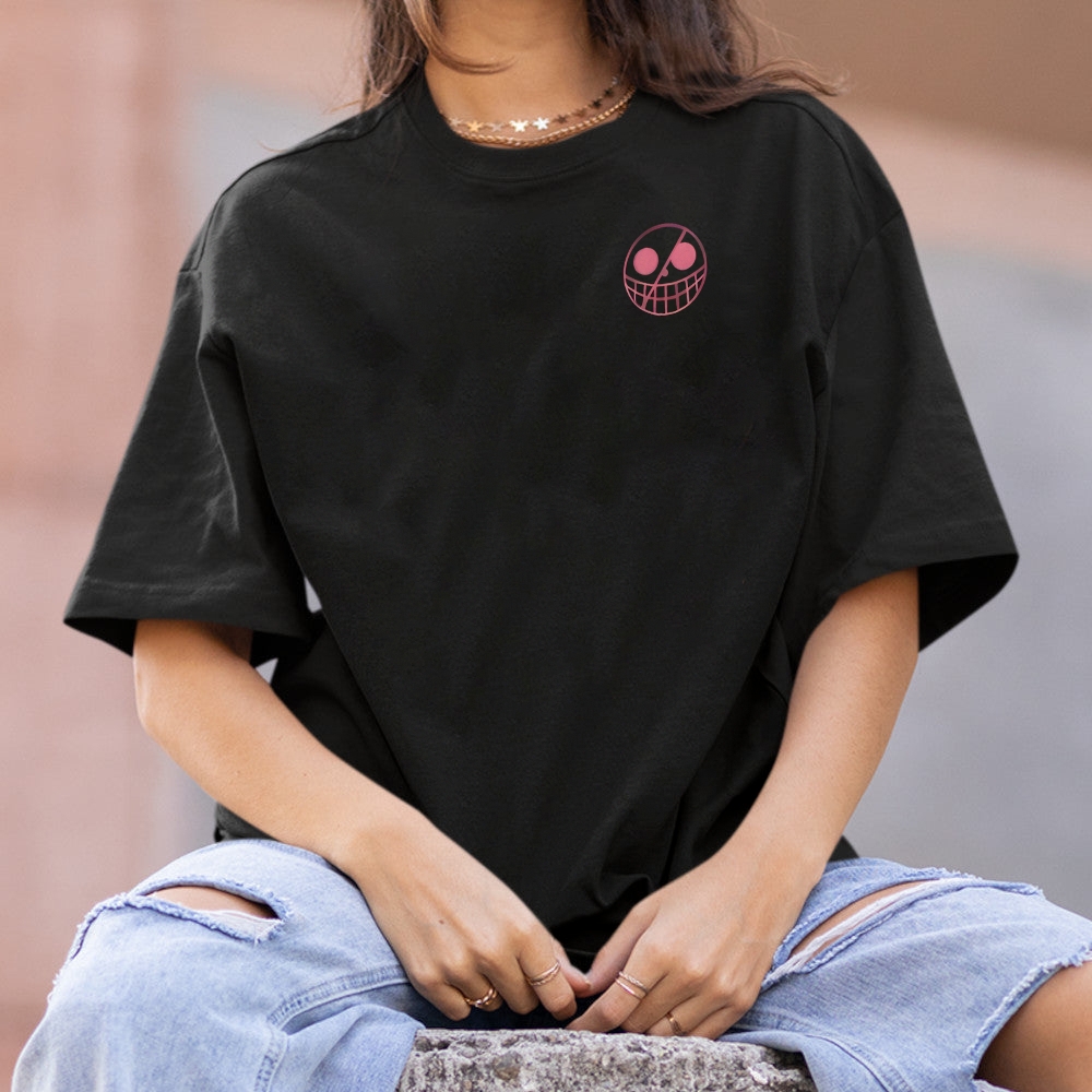 One Piece Cotton Unisex Round Neck Anime T-Shirt