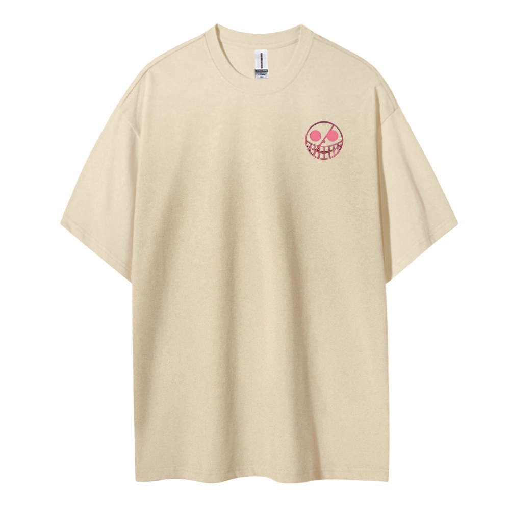 One Piece Cotton Unisex Round Neck Anime T-Shirt