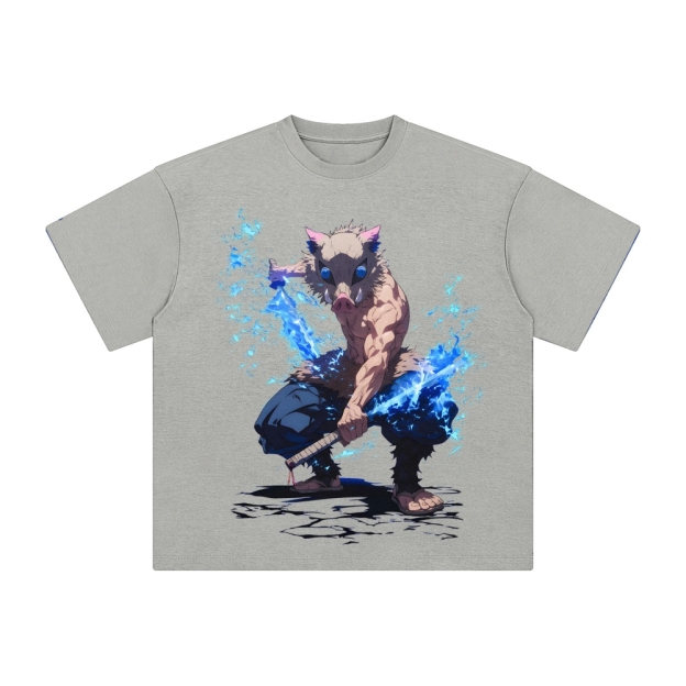 Unisex Vintage Tee丨 Lakers X Demon Slayer Tee