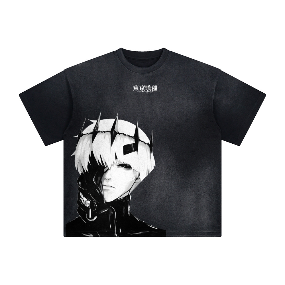 Vintage Washed Tee丨Tokyo Ghoul