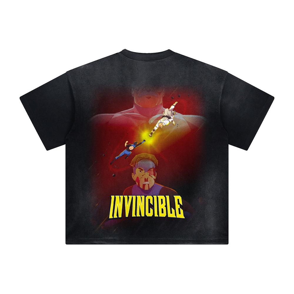 Unisex Fit Vintage T-Shirt丨INVINCIBLE