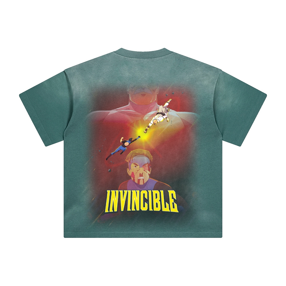 Unisex Fit Vintage T-Shirt丨INVINCIBLE
