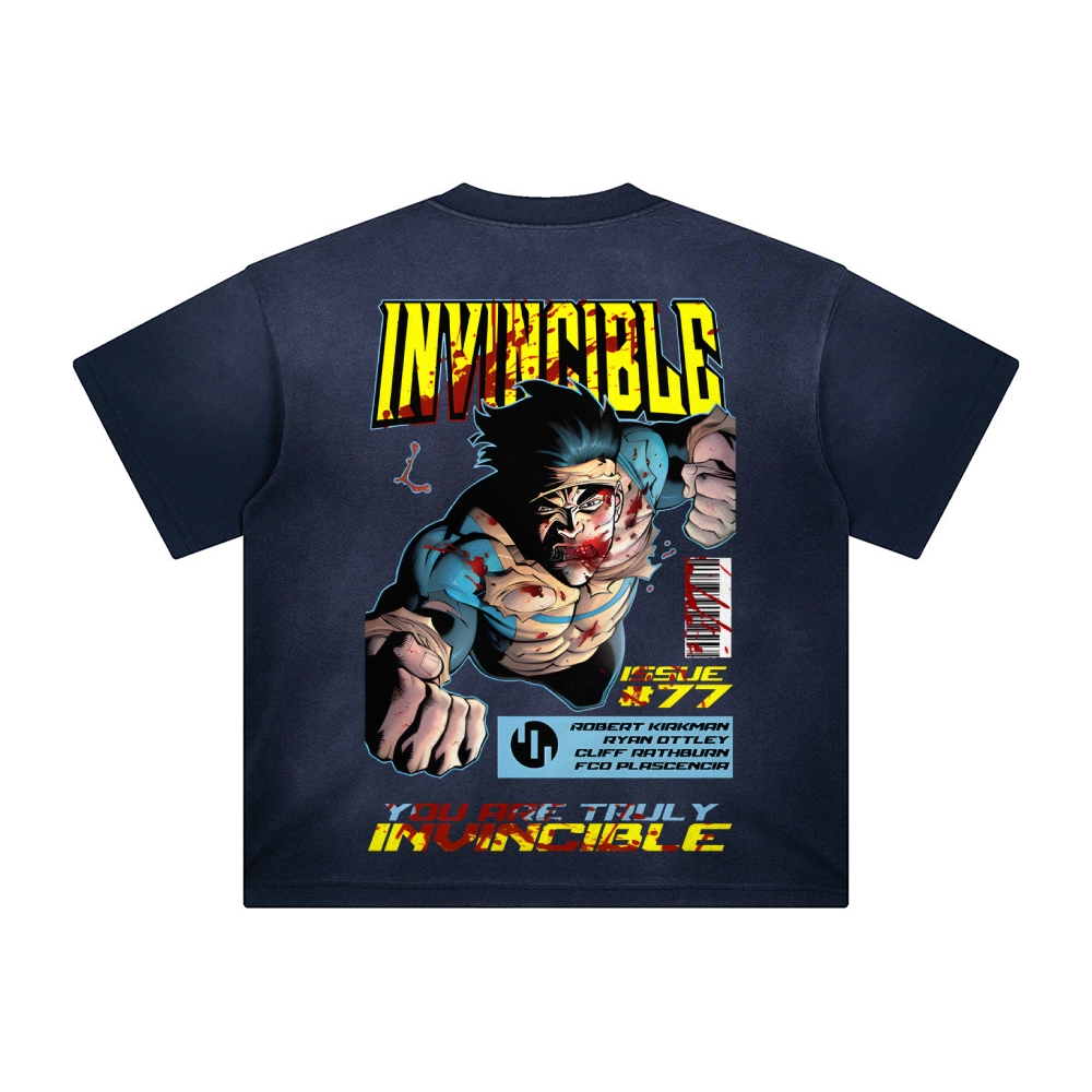 Unisex Fit Vintage T-Shirt丨INVINCIBLE