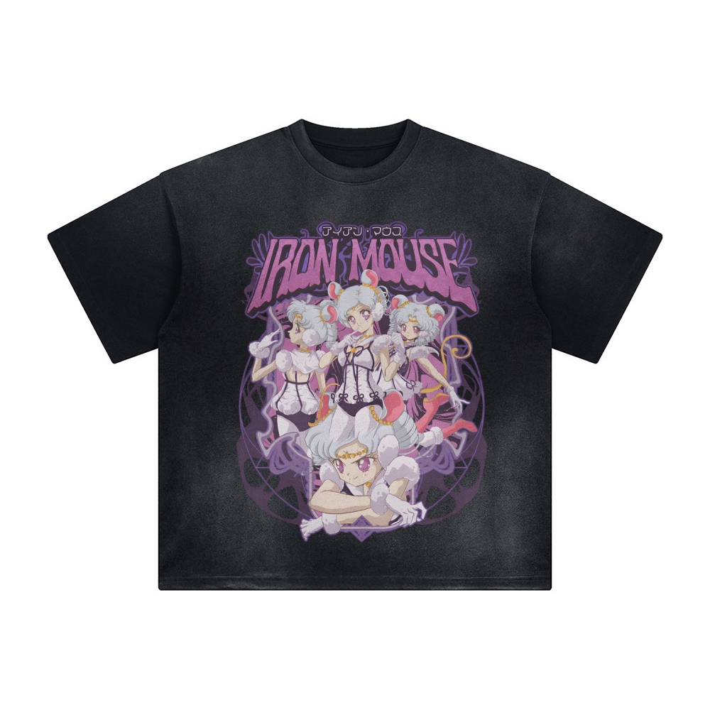 Unisex Anime Inspired Vintage T-Shirt