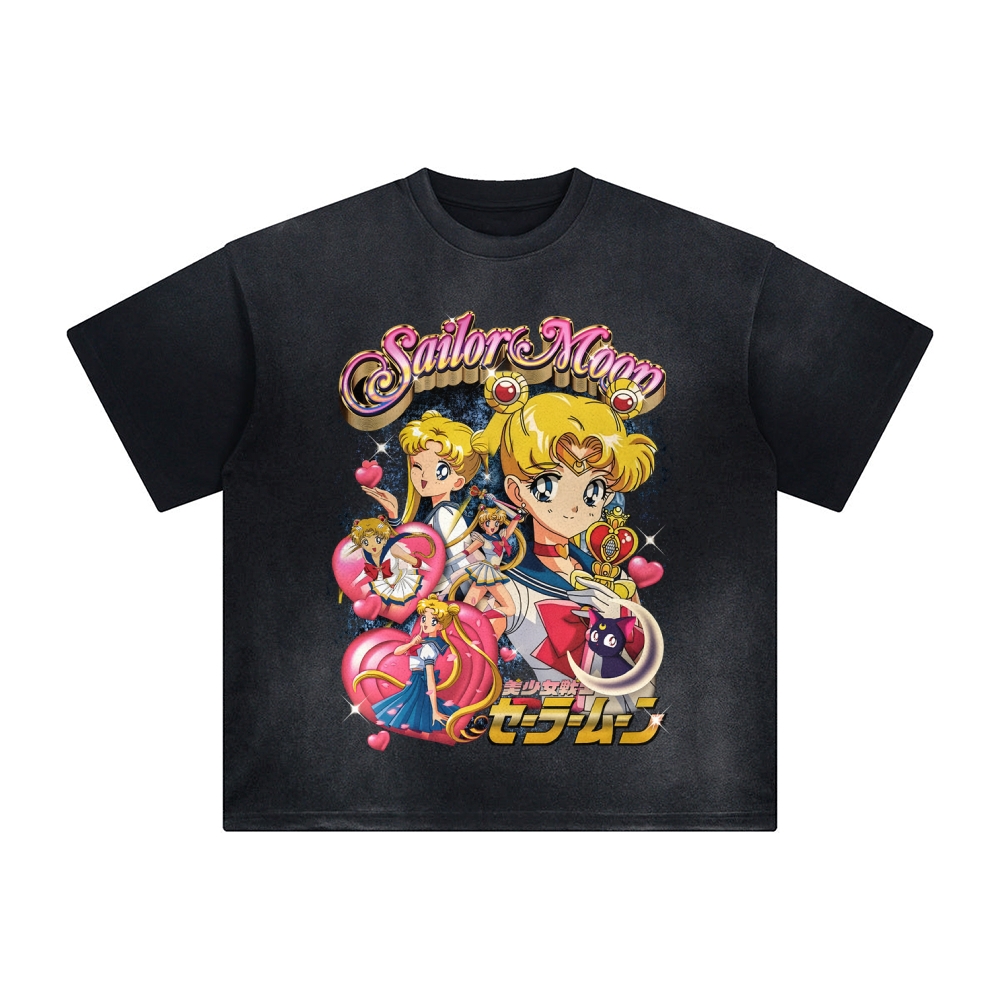 Unisex Anime Inspired Vintage T-Shirt