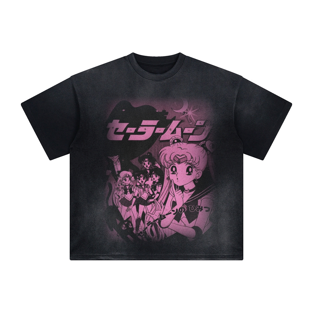 Unisex Anime Inspired Vintage T-Shirt